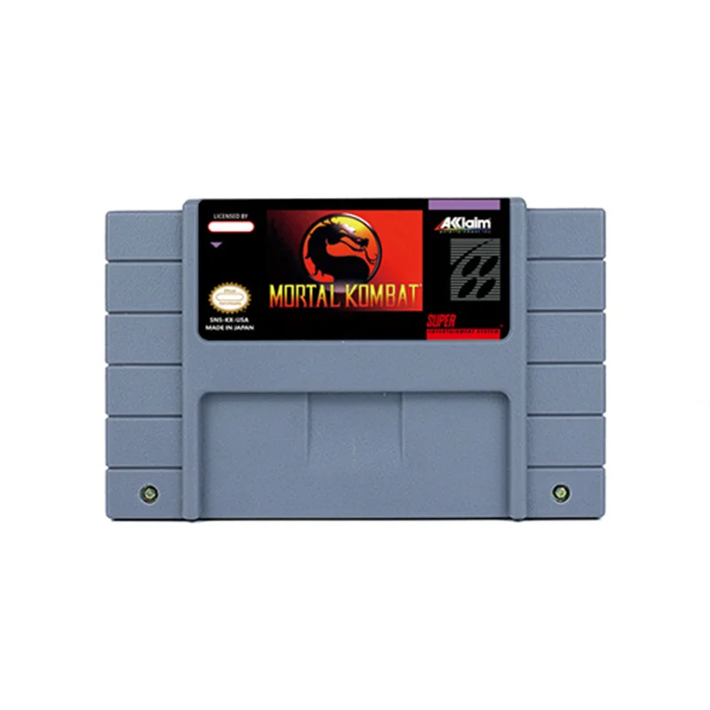 Mortal Kombat 1 2 3 Ultimate 3 Action Game for SNES 16 Bit