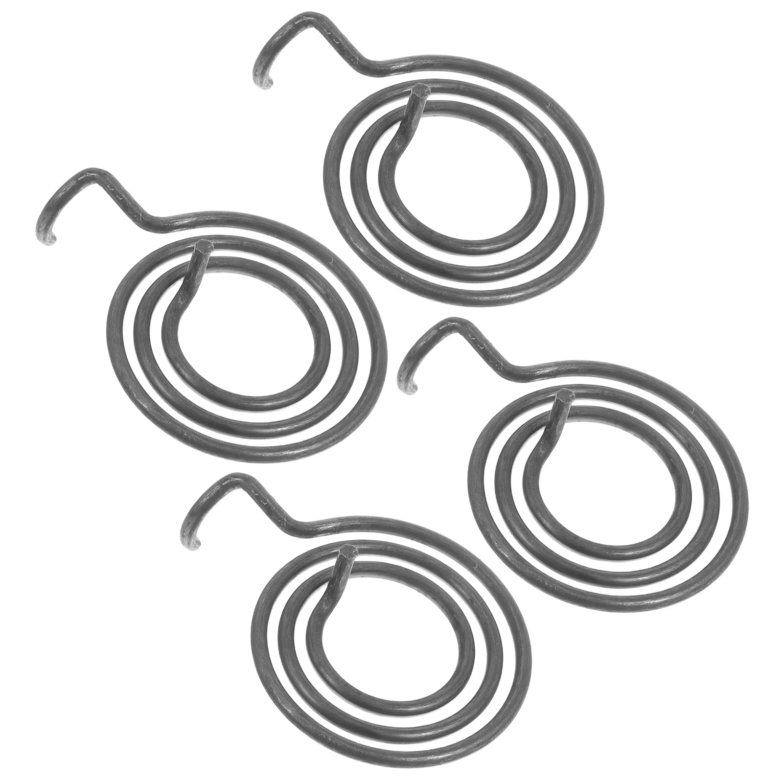 

4pcs Iron Return Springs Replacement Door Handle Repair Hardware Parts Durable Spring Steel For Garage Fence Window Metal