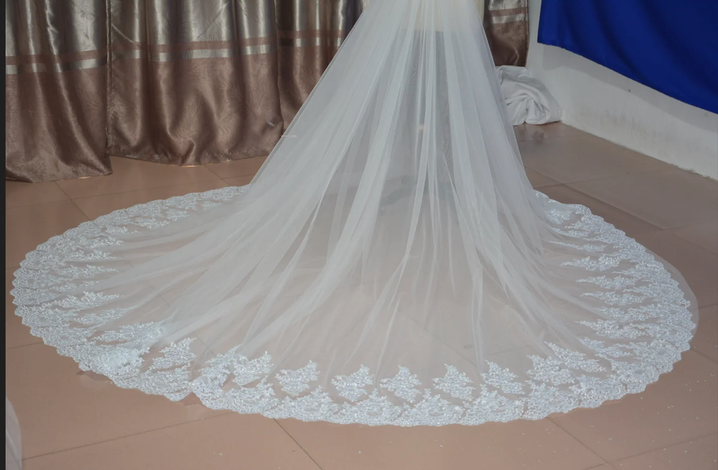 Jupe de mariage en tulle avec train détachable, train de ruban de dentelle personnalisé, taille personnalisée, 2 jupes de mariée