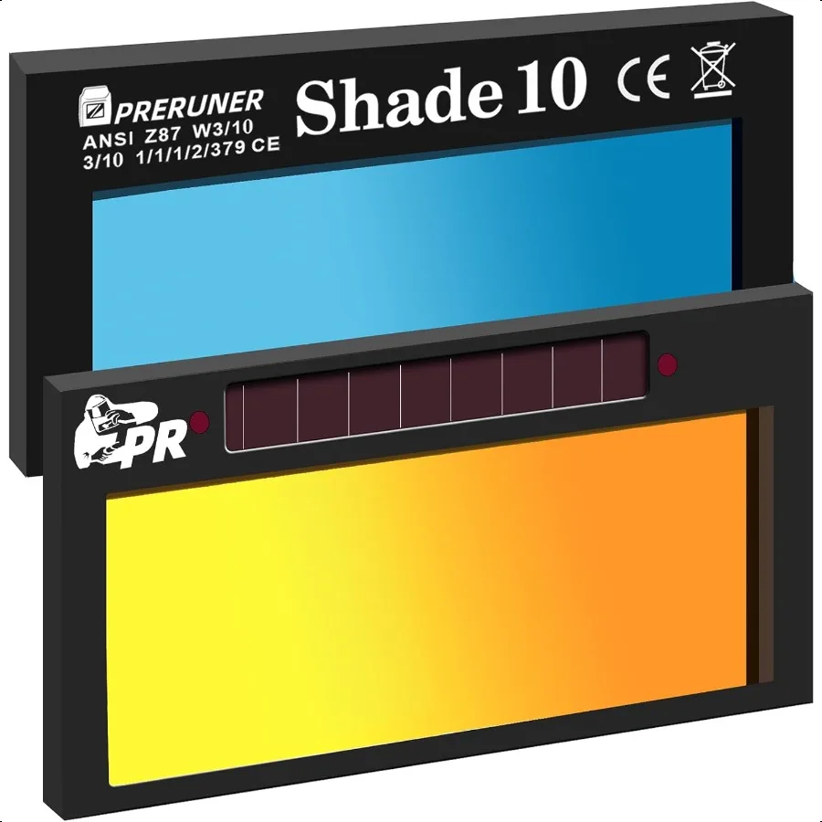 

Gold Shade 10 2x4 1 4 Auto Darkening Welding Lens Cool Blue Puddle Technology 2x4 Welding Lens Welding Lens Auto Darkening Repl