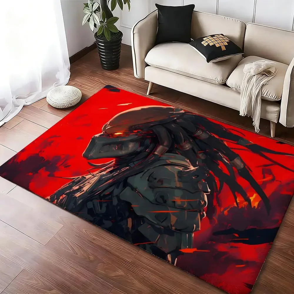 The Predator Classic Movie Floor Mat Cozy Flannel Soft Thick Non-Slip Mat For Living Room Bedroom Kitchen Decor Rugs