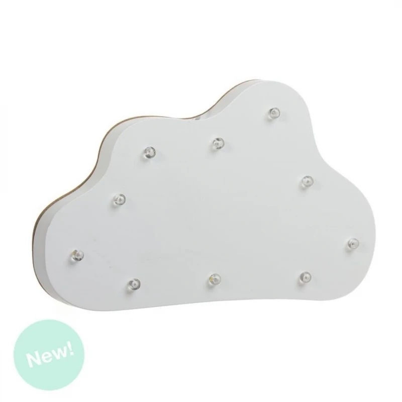 Cloud light boxes with decorative wood leds. 957665