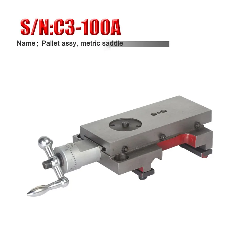 

C3-100A Saddle Middle Carriage Assembly Suitable For SIEG C3 Metal Lathe Tool Rest Spare Parts Holder Plate Small Mechanic Tools