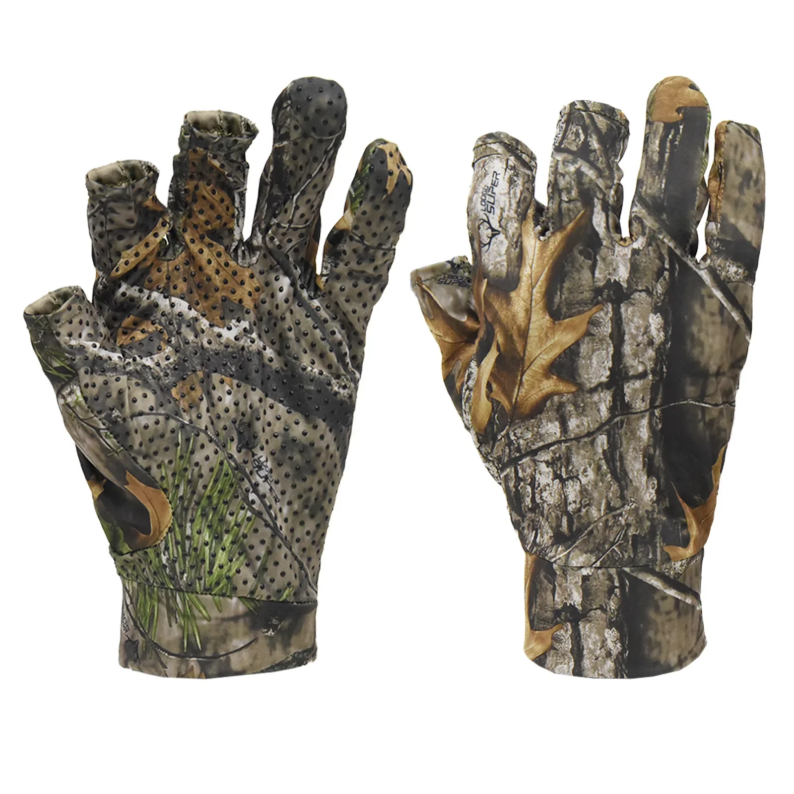 

Ghillie Gloves For Unisex 2024 New Autumn Camouflage Bionic Hunting Anti-Slip Fishing Photography Birdwatching Thin High Quality