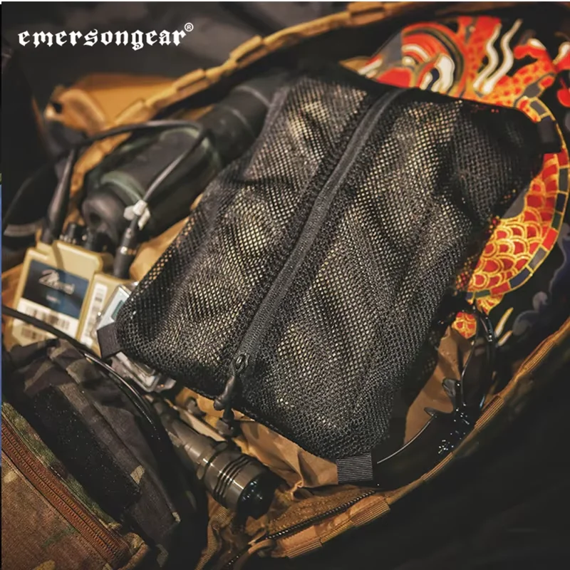 

Emersongear Tactical EDC Storage Bags Tool Zippered Pouch Airsoft DWR Waterproof Hunting Hiking Pocket Carrier Holder