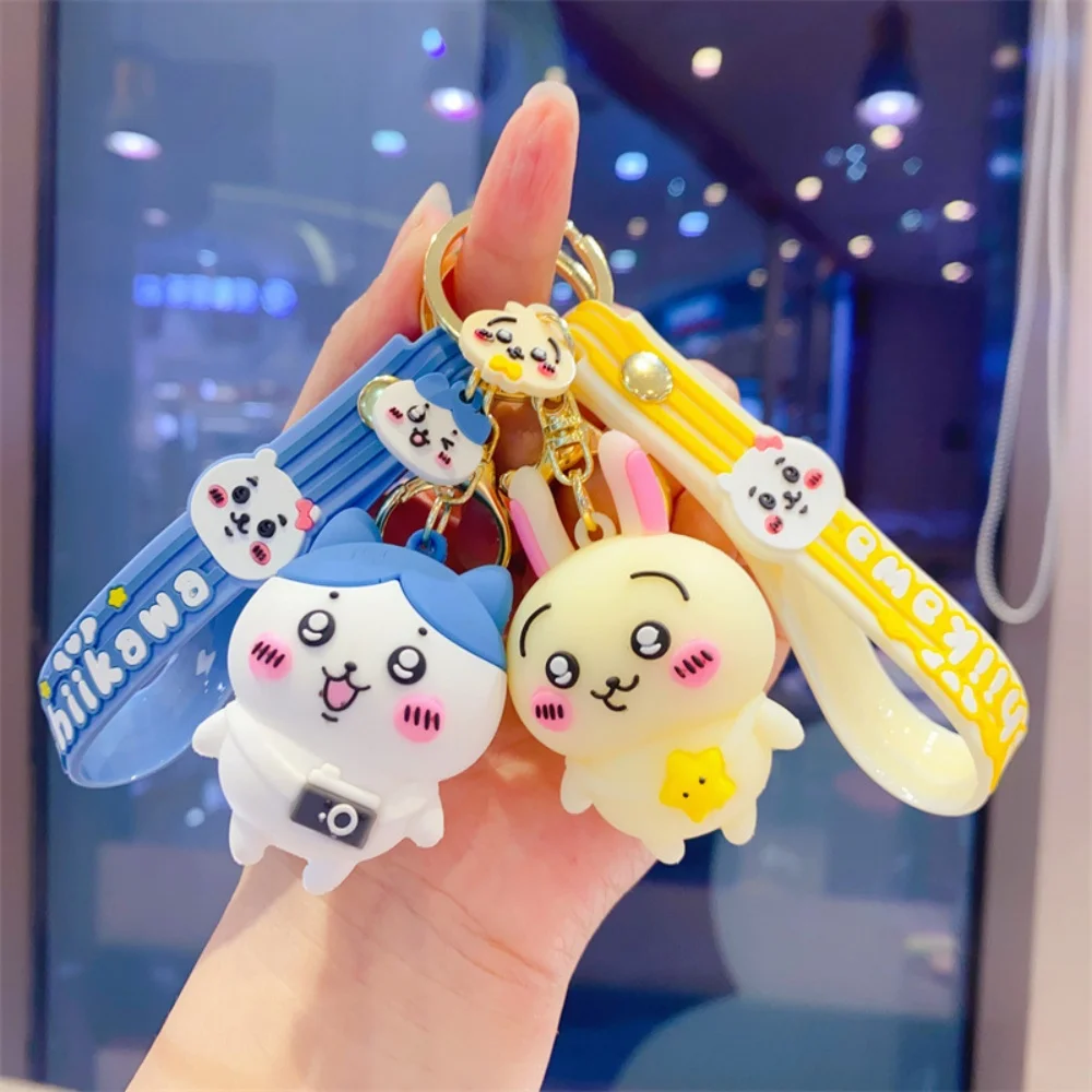 Anime Chiikawa Usagi Bambole Portachiavi Cartoon Hachiwar Kawaii Studente Zaino Decorazione Portachiavi Accessori Regali di compleanno per ragazze