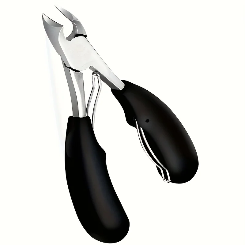 Heavy-Duty Professional Nail Clippers with Ergonomic Handle Splash-Proof Design Thick & Hard Nail Trimmer with Ergonomic Grip