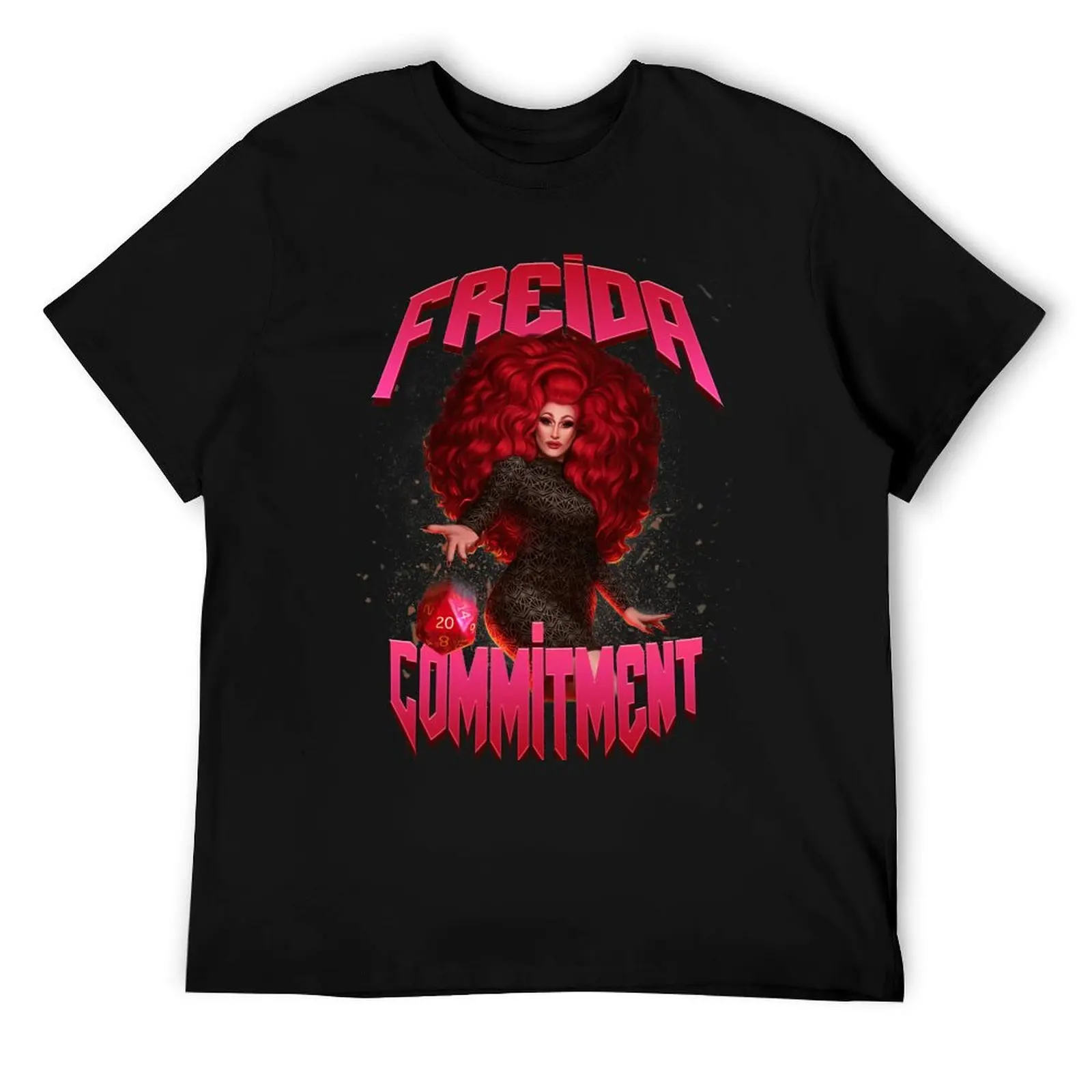 

Freida Commitment Dungeon Mistress T-Shirt men t shirt cotton 100% man t shirt cotton T-Shirt