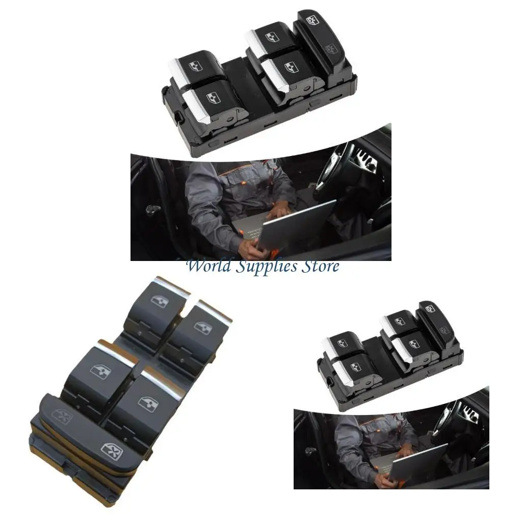 

G6KC Car Window Raising Glass Lift Elevator Control Switch Push Button for 8W0959851E