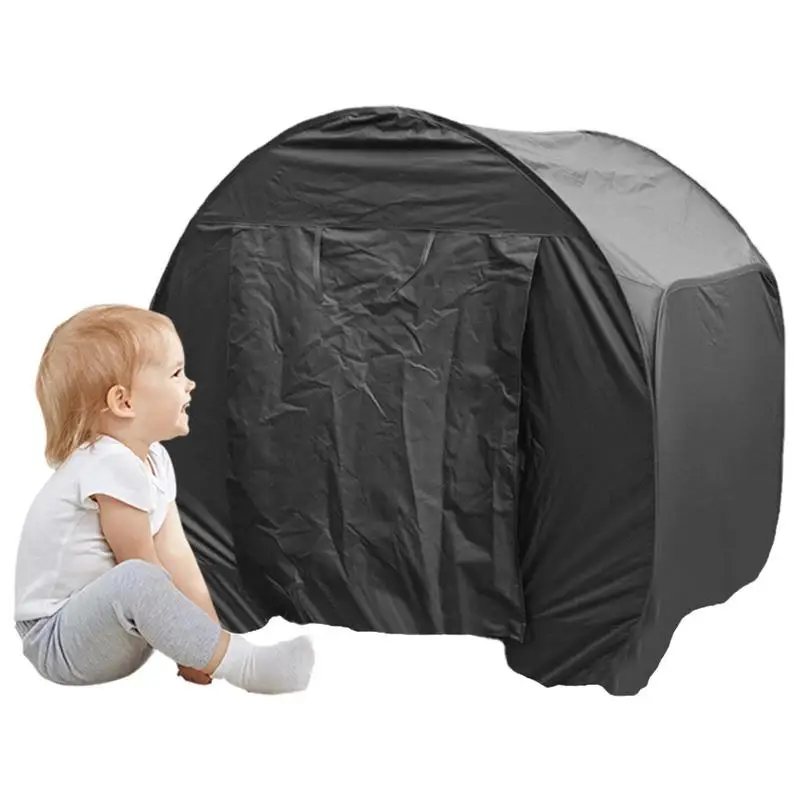 Tente Pop-Up Pliable pour Enfants, Tente Sensorielle Occultante, Coin Calme, Maison de Jeu pour Garçons et Bol, Aide aux Enfants TASD et TDAH