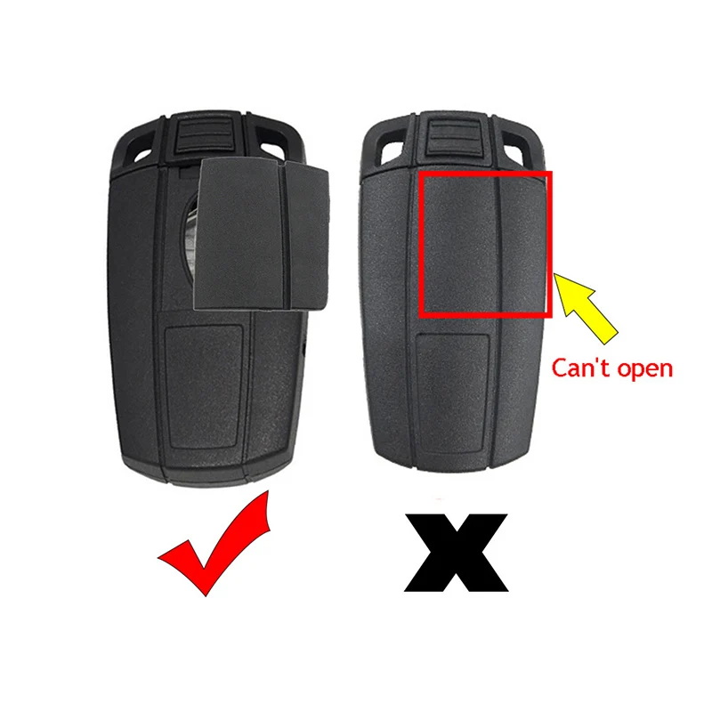 1Pcs 3 Button Car Remote Key Fob Case Fit For BMW 1/3/5/6 Series X1 X5 X6 Z4 E90 E91 E92 E81 E82 E84 E87 E70 E71 E72 66129268488