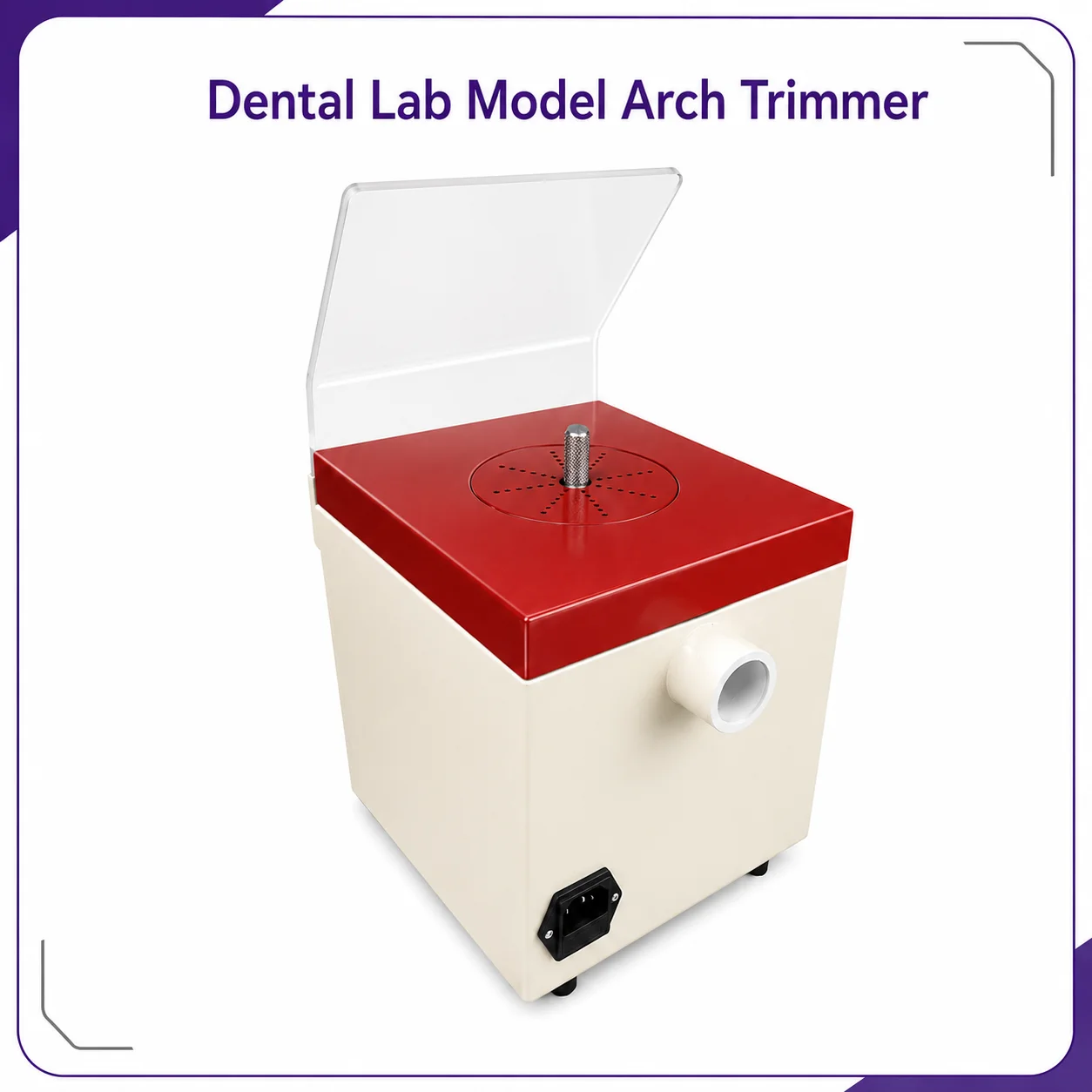 Electric Compact Dental Pin Drilling Machine with 220V/110V for Orthodontic and Prosthetic Models