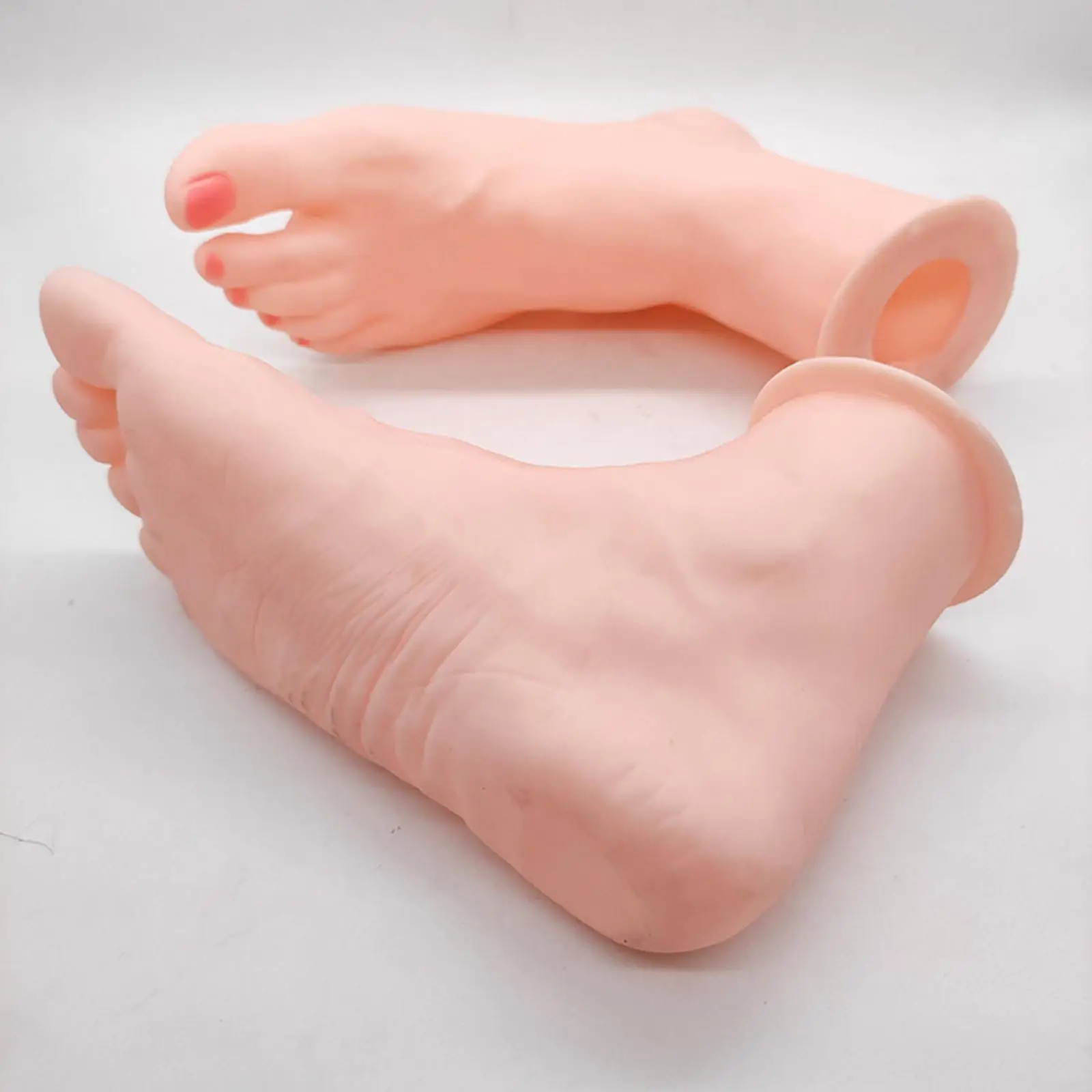 Women Mannequin Feet Display Silicone Foot Model Ankle Bracelet Shoes Sock Display for Short Stocking Home Chains Jewelry Retail