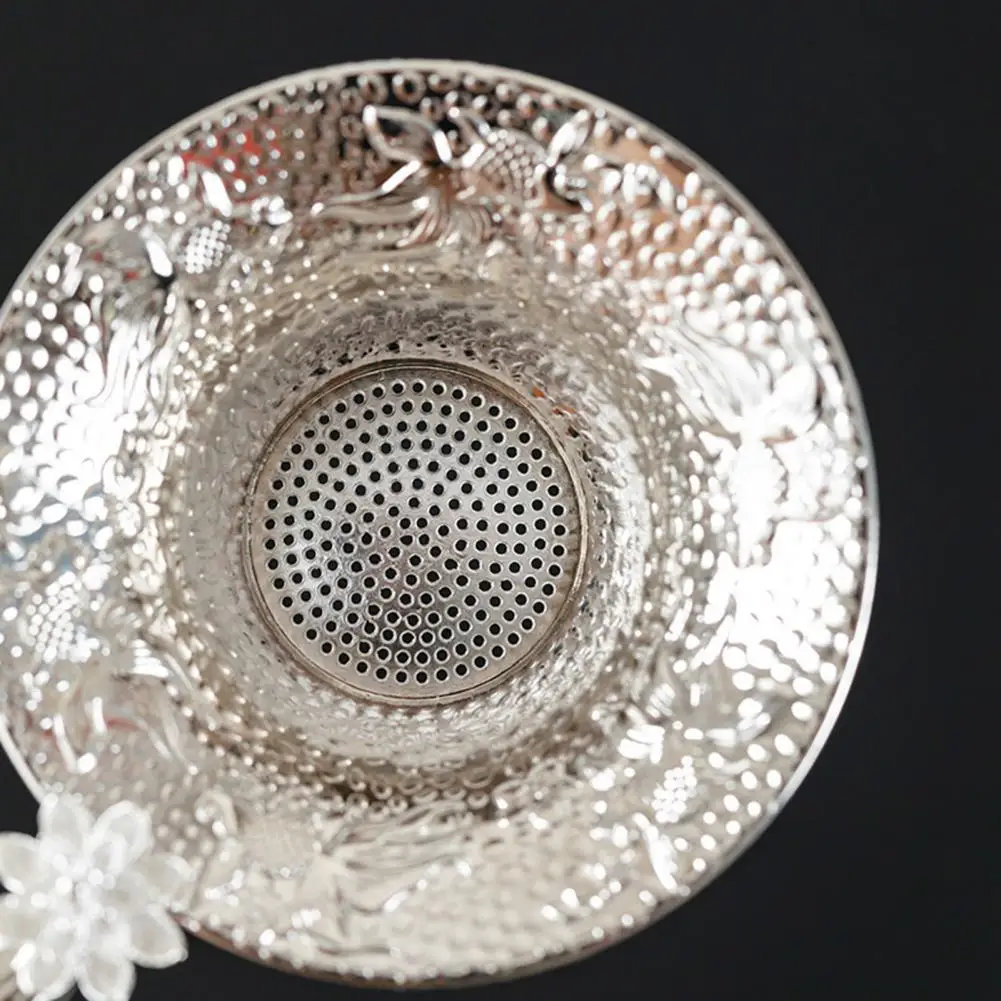 Leaf Tea Filter with Handle Easy Clean Tea Filter Elegant Fish Design Tea Infuser with Fine Mesh Filter for Loose for Cup for A