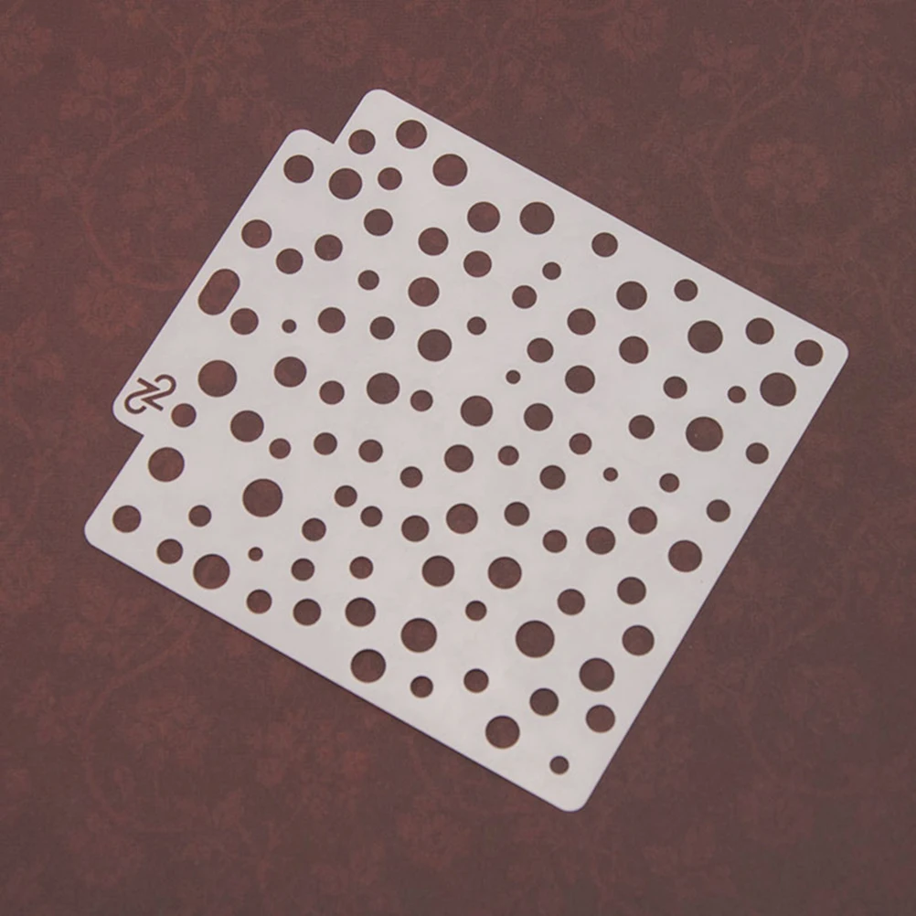 

Reusable Drawing Stencils EcoFriendly Plastic Waterproof Paint Templates Craft Supplies Scrapbook Gift School Projects