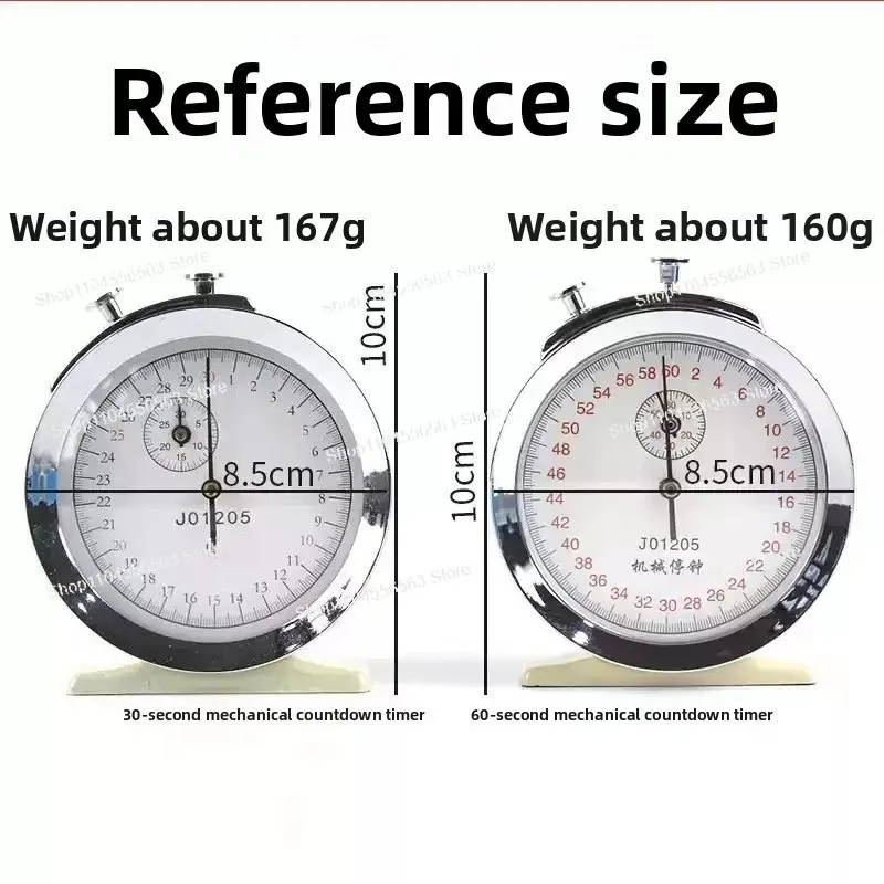 60s 0.1s-Precision Mechanical Stop Clock, Professional Timing Instrument for Physics Teaching