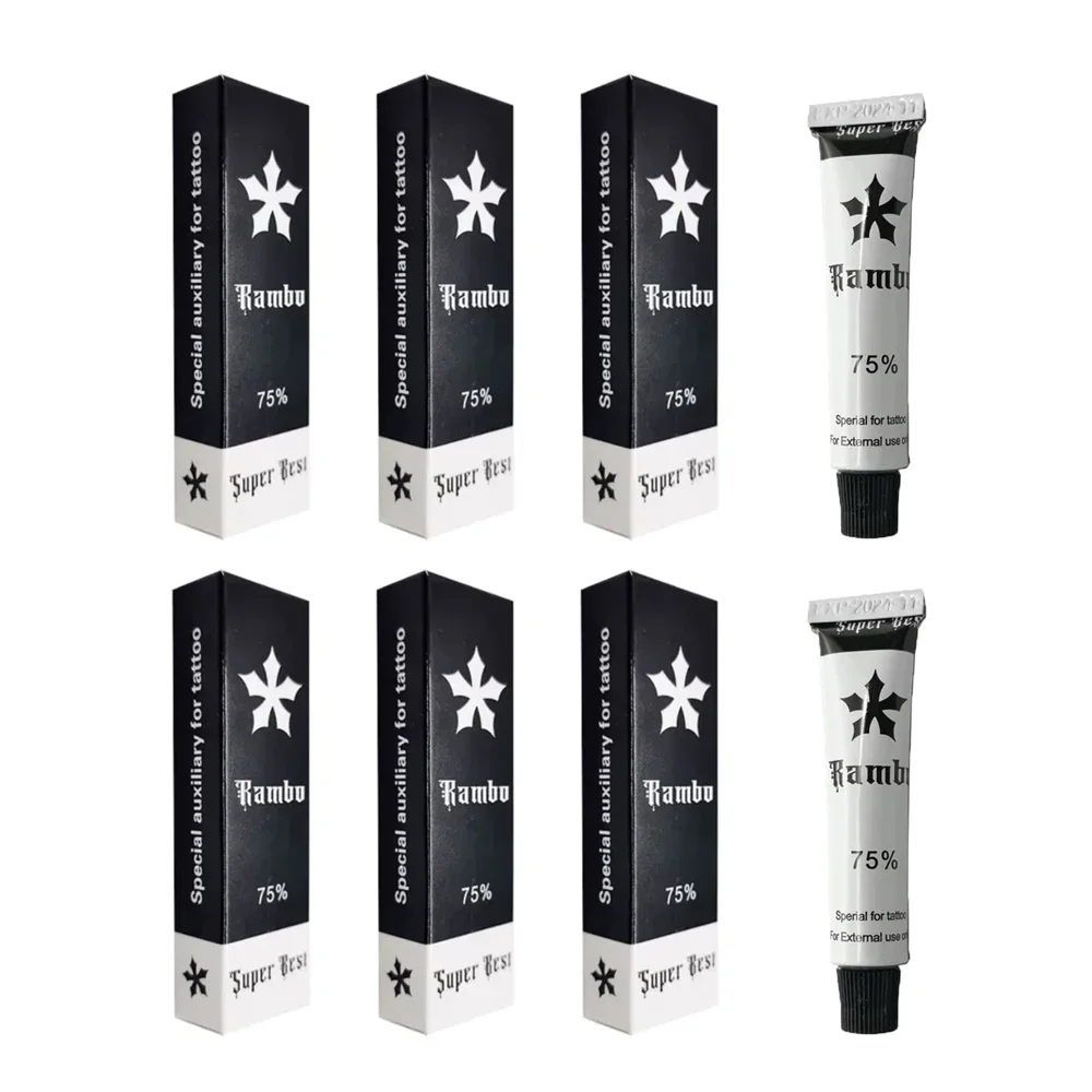 New High-Quality 75% Rambo Tattoo Cream Before Permanent Makeup Microblading Eyebrow Lips Body Skin 10g