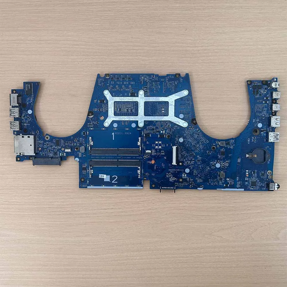 DA0XW2MBAG0 For HP Zbook 15 G5 With I7-8850 N19P-Q3-A1 T2000 Laptop Motherboard Notebook Mainboard Accessories Tested 100% Work