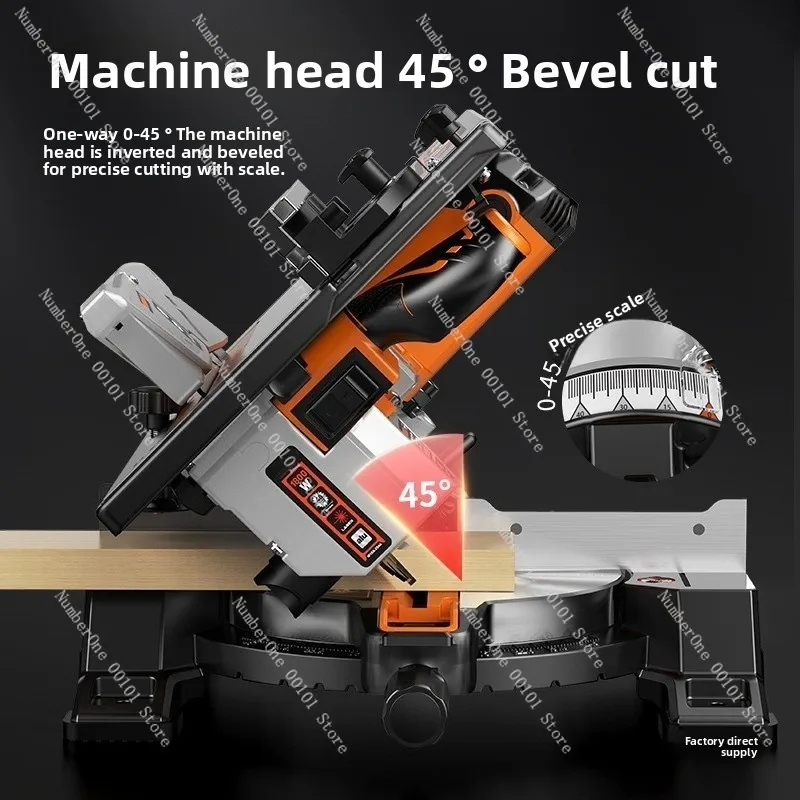 10-inch Multi-functional Woodworking Cutting Saw Dual-purpose All-in-one Machine 45-degree Multi-functional Cutting Machine