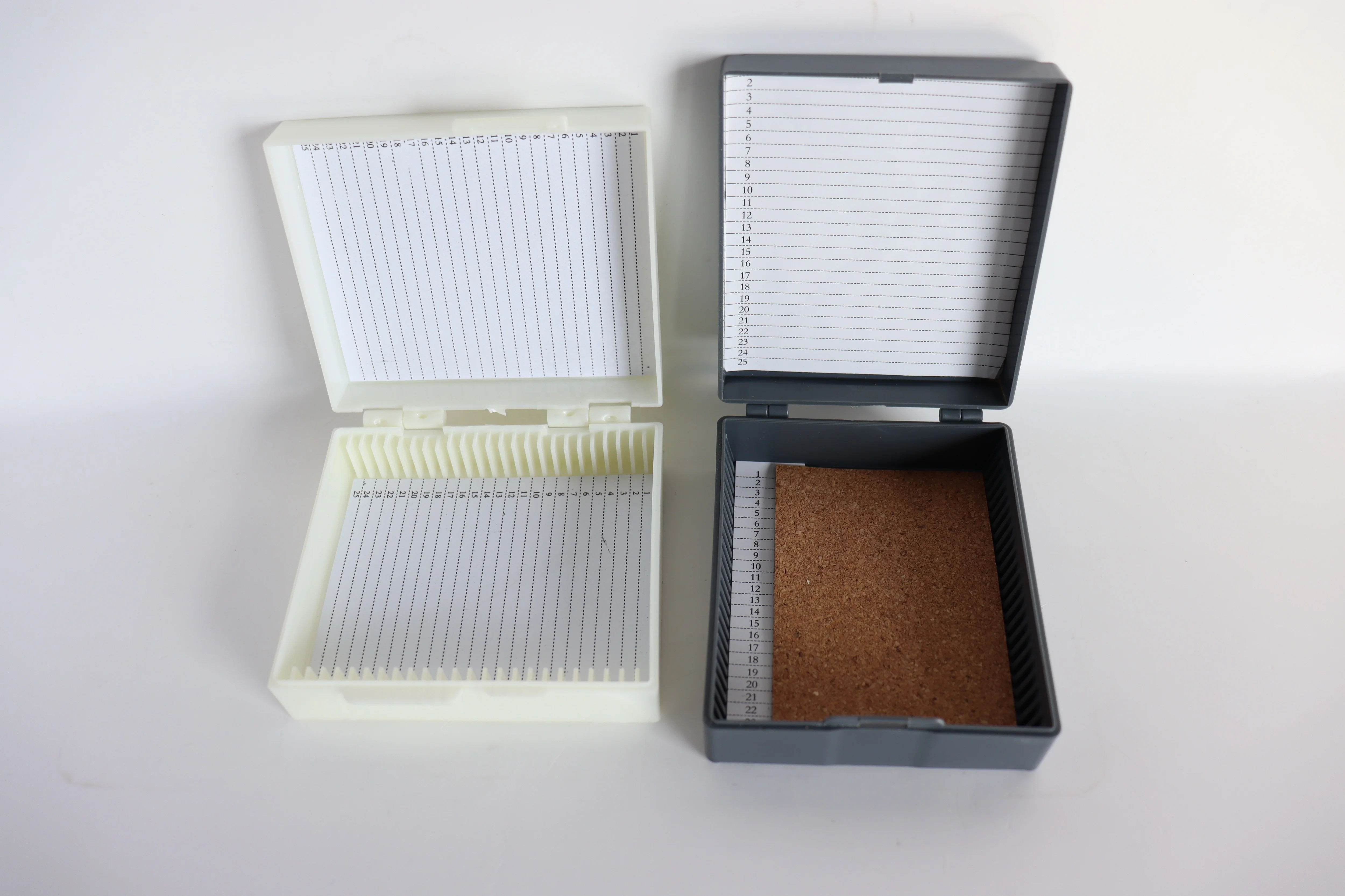 Slide Box 25 Pieces Laboratory Hospital Carrying Glass  Pathological Section Box Slide