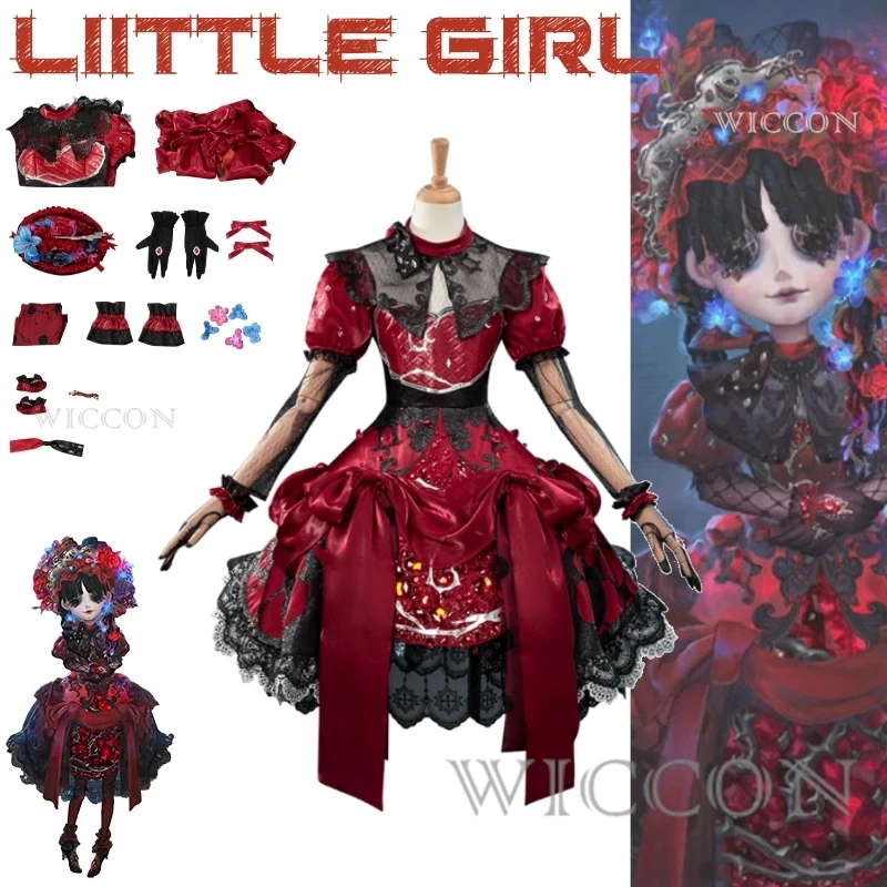 

Identity V Game Survivor "Little Girl" One Character Of Miss Nightingale SeasonXXXVIII Essence 1 Cosplay Costume Game Full Suit