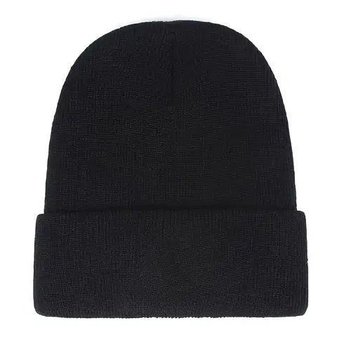 Gorro de lana cálido a la moda para exteriores para hombre y mujer, jersey de punto de color sólido simple y a la moda, otoño e invierno, 1 ud.