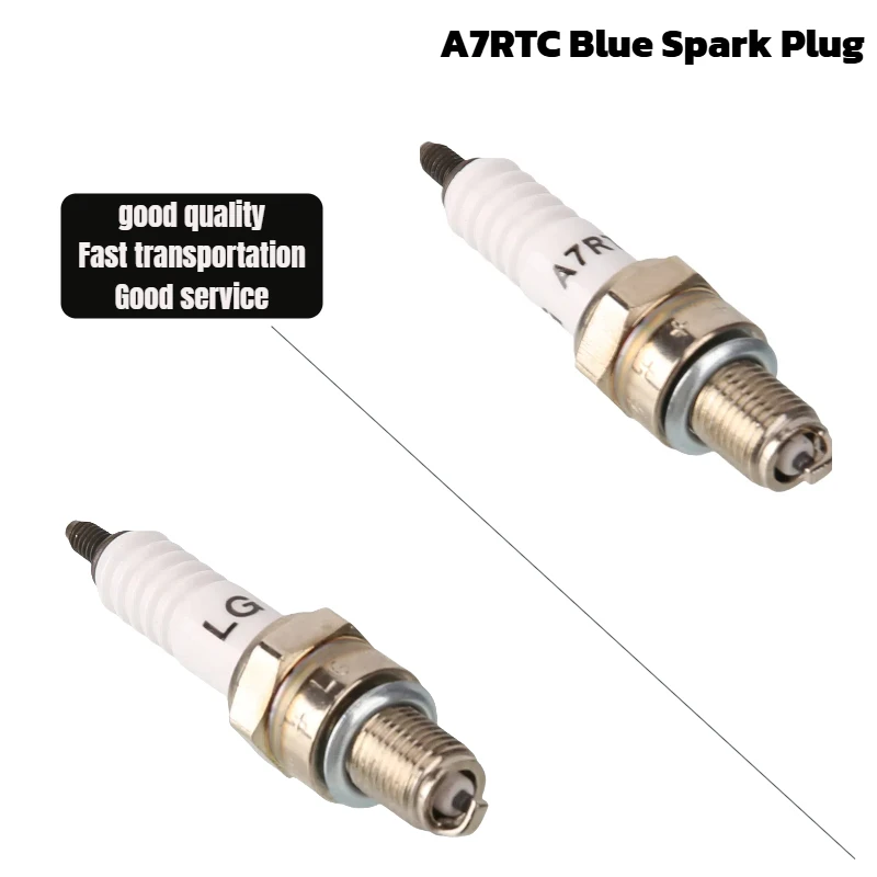 

Fit Spark Plug CR7HSA A7RTC for GY6 50cc 70cc 90cc 110cc 125cc 150cc, For Honda XR80R CRF80F, TTR125 KLX140 Arctic Cat
