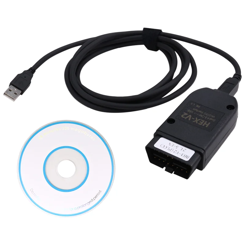 AF93- HEX-V2 VCDS 24.5 ATMEGA162 5054 USB 2.0 واجهة لشركة فولكس فاجن سكودا مقعد 1996-2017 النسخة الإنجليزية