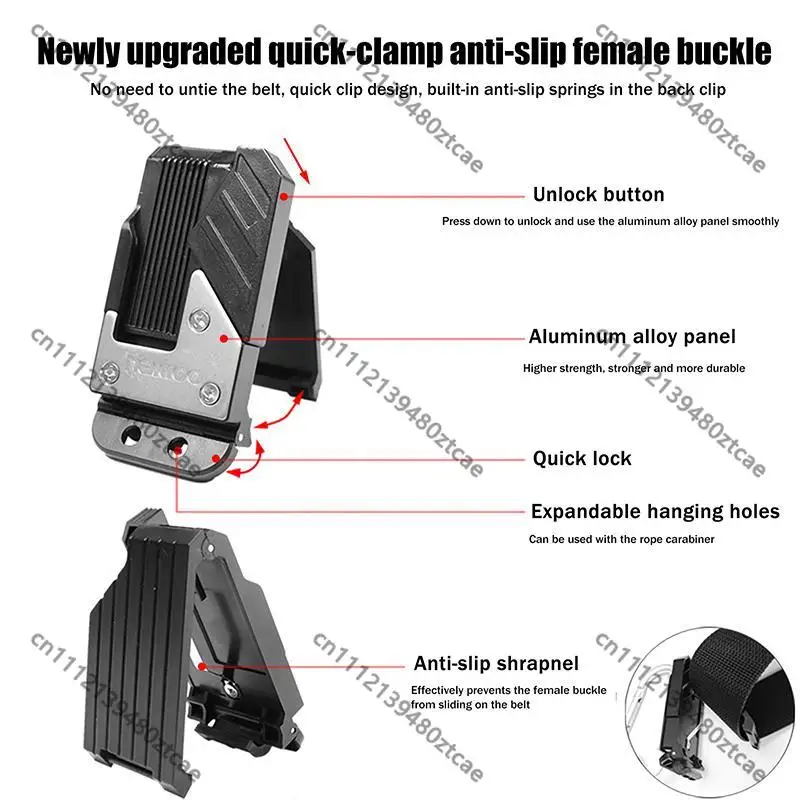 Foldable Waist Electrician Tool Holder Quick Hanging Buckle Strong Insulation Tape Carrier For Wiring Worksite Home Use