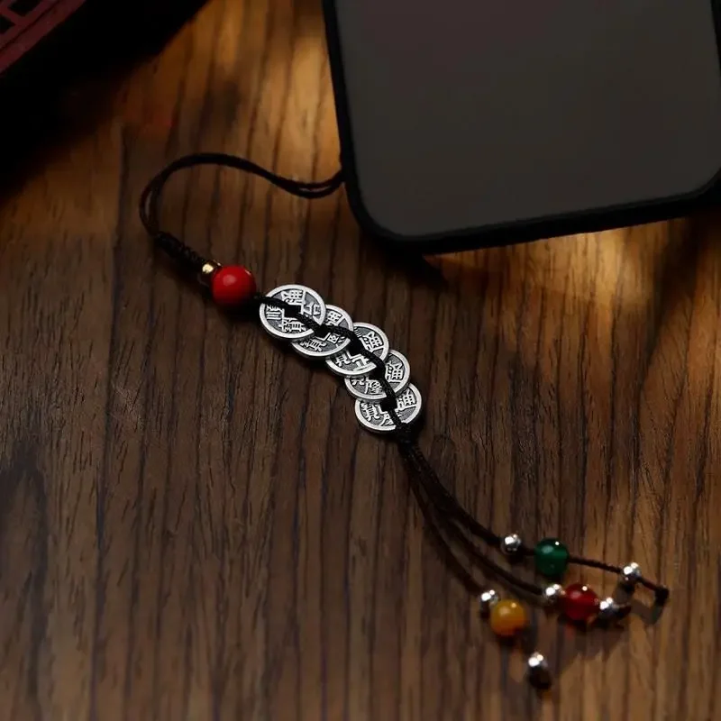 جديد 925 فضة المنسوجة اليد حبل فورتشن الرجال والنساء ريترو ستايل المتخصصة بسيطة جيدة محظوظ الثروة آمنة سوار Ins