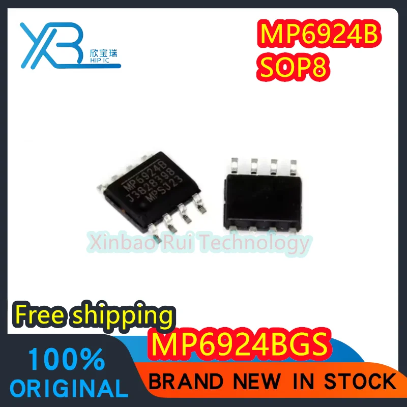 

(5/50pieces) MP6924BGS MP6924B MP6924 voltage regulator chip SOP-8 100% brand new and original Electronics Free shipping