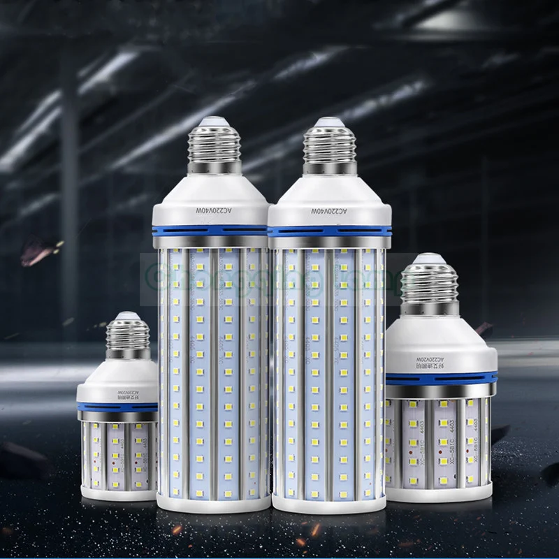 LED Bulb Energy-Saving Lamp High Power 50w60w Street Lamp E27 Screw Super Bright Corn Lamp Factory Lighting