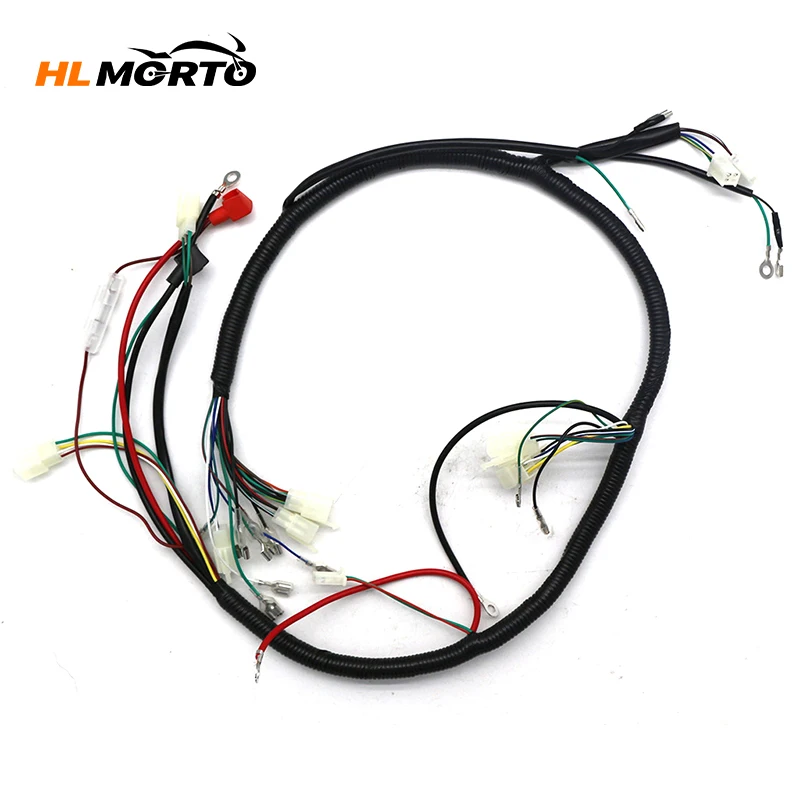 Wiring Harness Kit For ATV Quad 4 Four Wheelers CG125 150CC 200CC 250CC Go Kart Dirt Pit Bikes