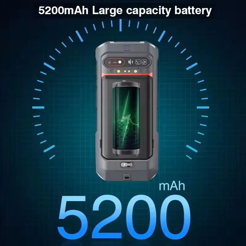 5.5 بوصة Iot محطة محمولة أندرويد 13 6G 64G المساعد الشخصي الرقمي 2D ماسح الباركود IP66 مقاوم للماء وعرة المساعد الشخصي الرقمي