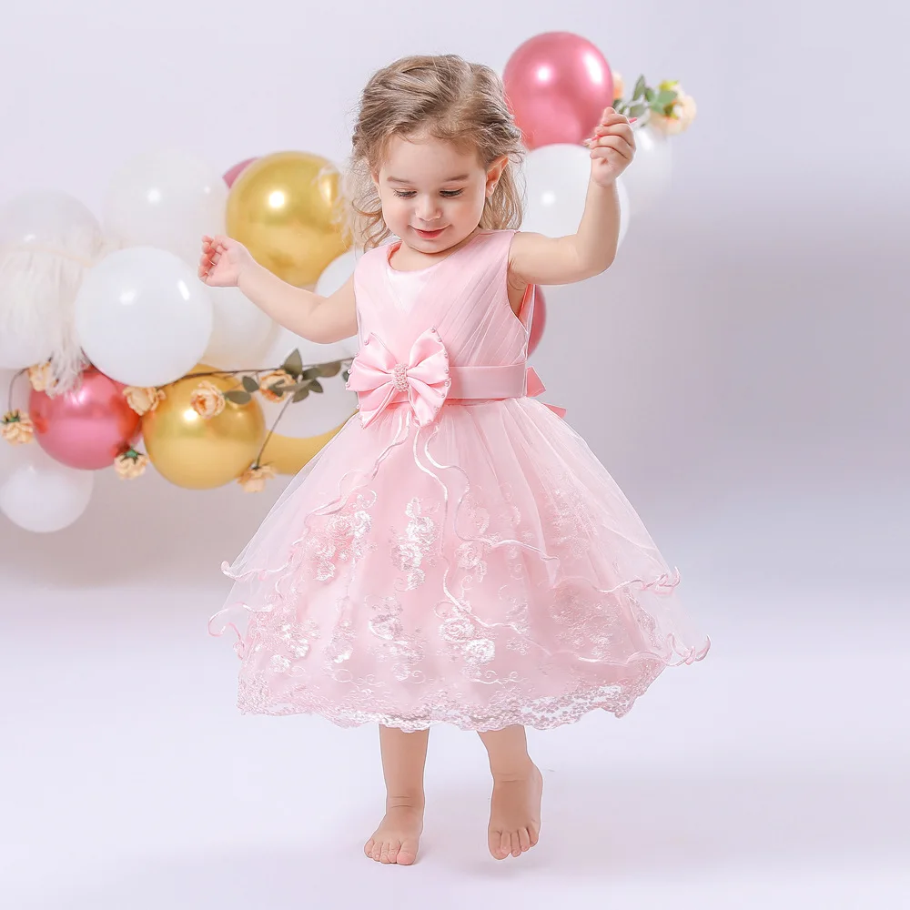 Newborn Toddler Christening 1st Birthday Dress For Baby Girl Baptism Lace Party Wedding Princess DressES Prom Gown