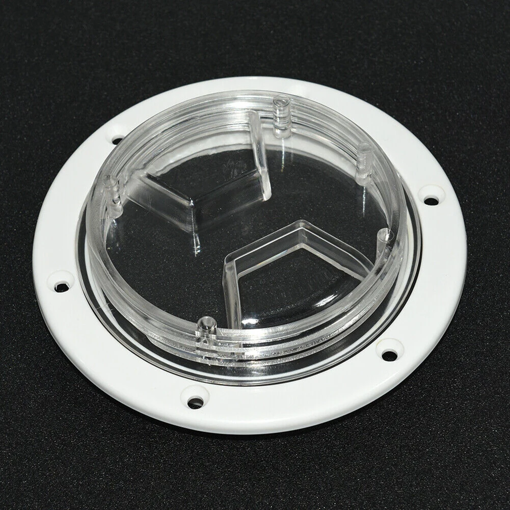 New Accessories High Quality Top Lid Lock 1pc 4Inch ABS Anti-aging Anti-corrosive Clear Inspection Hatch Cover