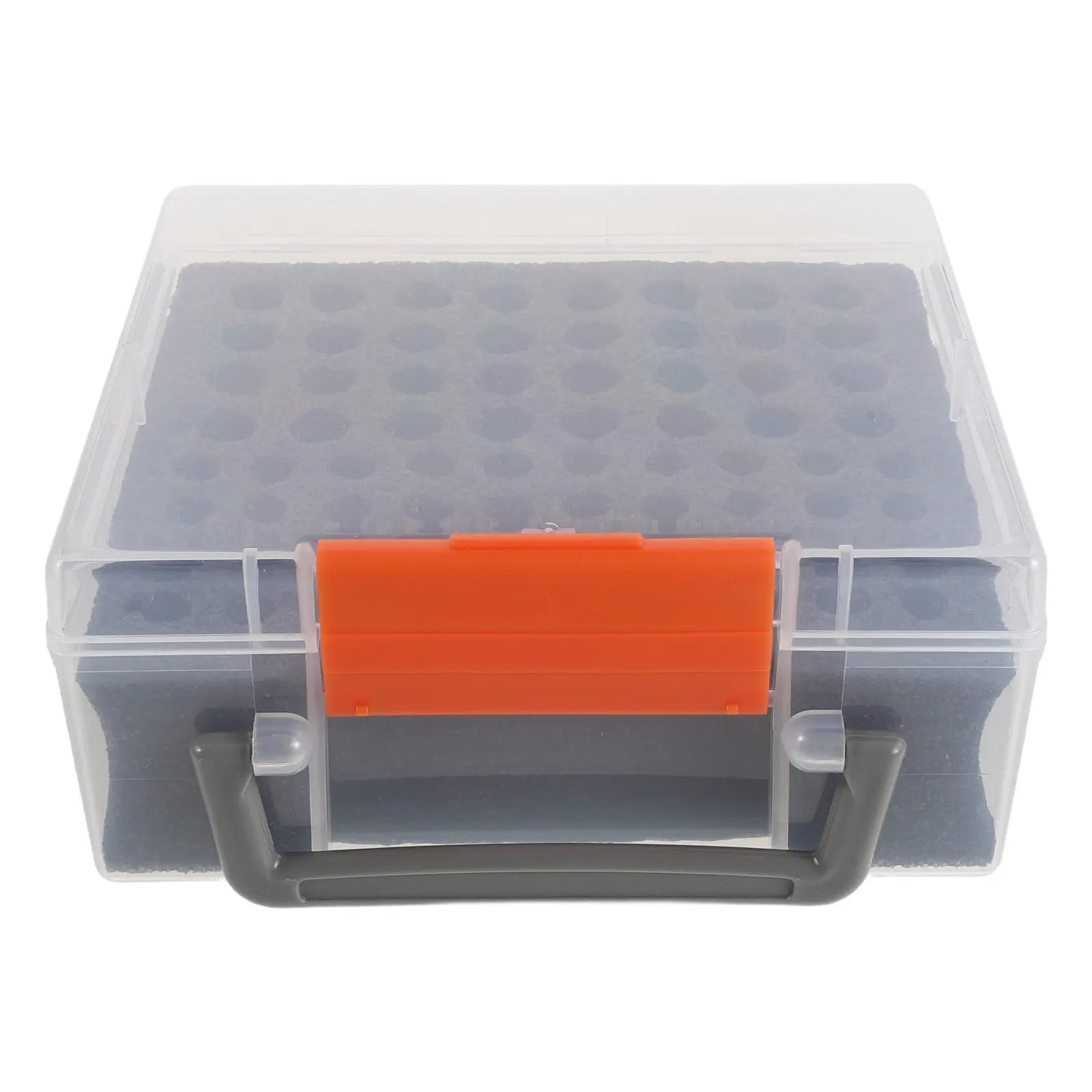 

Organizer Storage Case Aa Aaa Plastic Holder Box for Home Office Transparent Portable Recycling Container