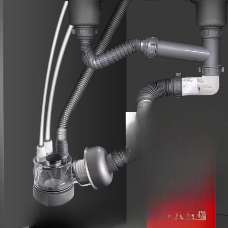 

Submarine kitchen sewer pipe three-way sewer three-way water separator five-way sink drainage and anti-odor artifact