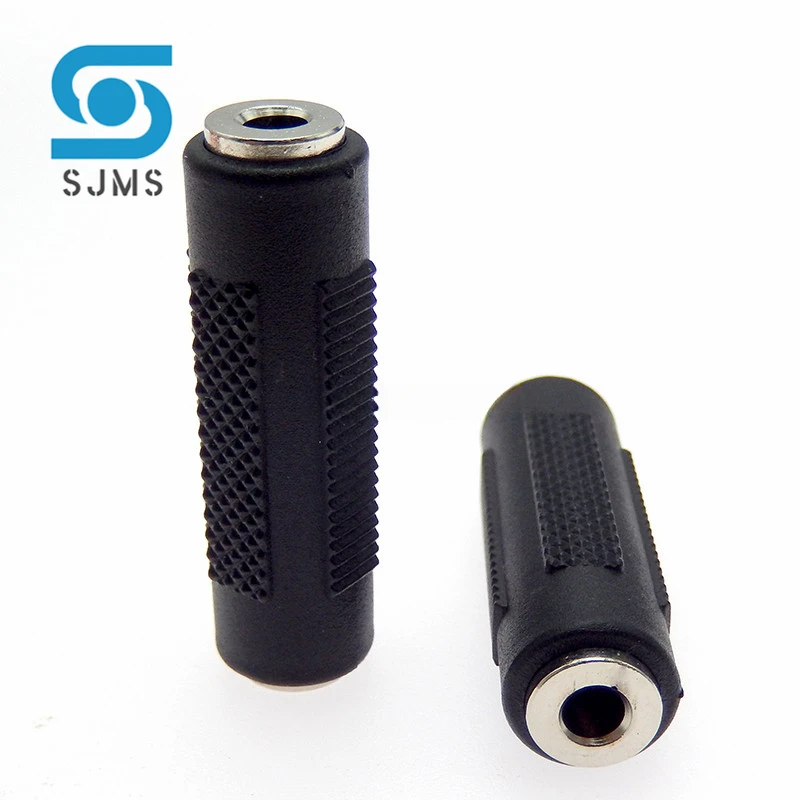 1PCS Mini 3.5 mm Female to 3.5mm Female F/F Jack Stereo Audio Adapter Converter Audio Adapter Coupler Metal port Connector