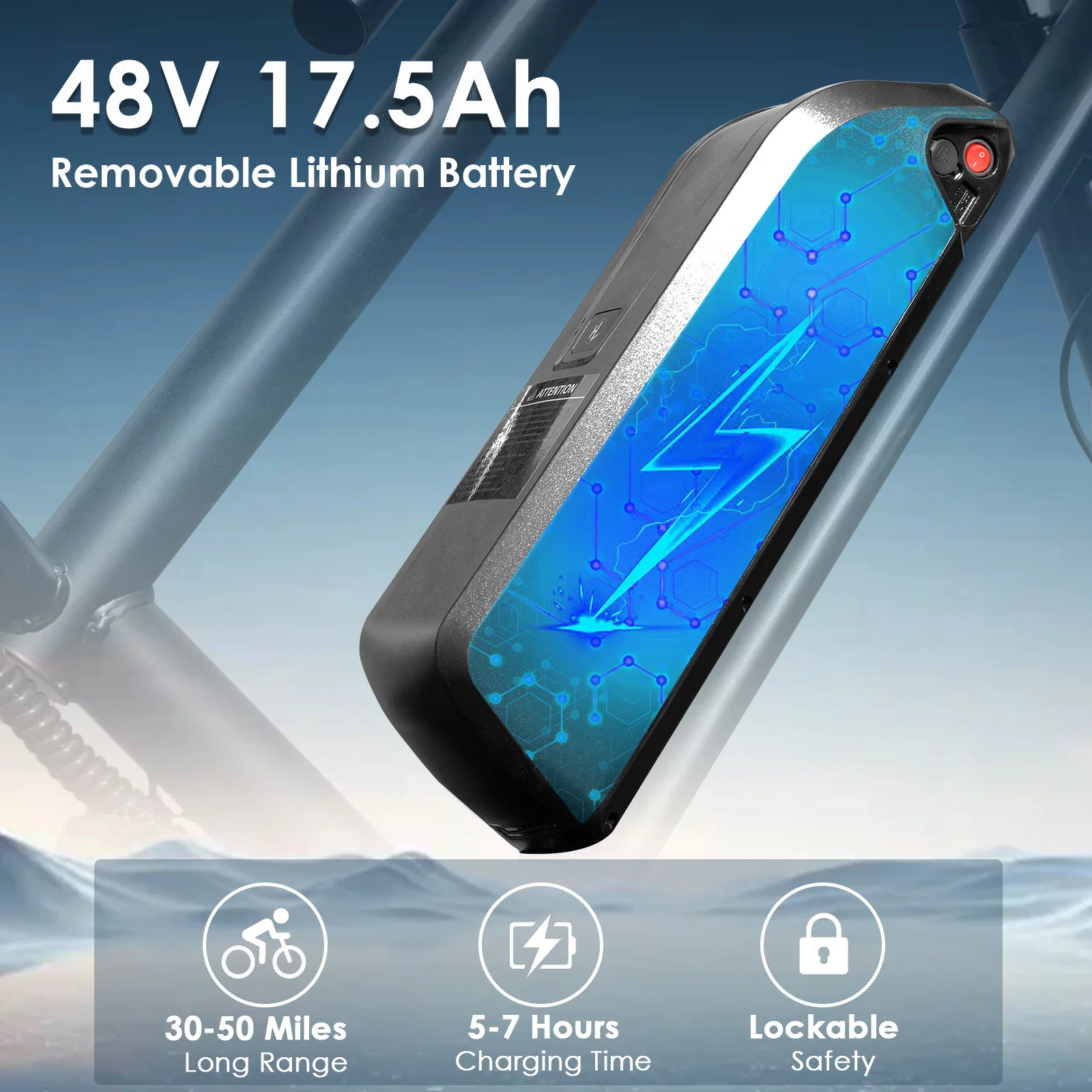 &* For City E Bike 20*4 Inch Fat Tire High Power 48V 17. Ah Motor Premium Electric Bike For Adult Urban Commuting EU Warehouse