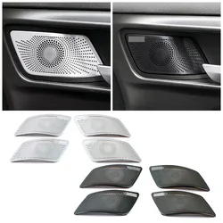 For GWM Tank 300 2022 2023 Inner Door Handle Speaker Audio Loudspeaker Cover Trim Interior Accessories Stainless Steel Cap