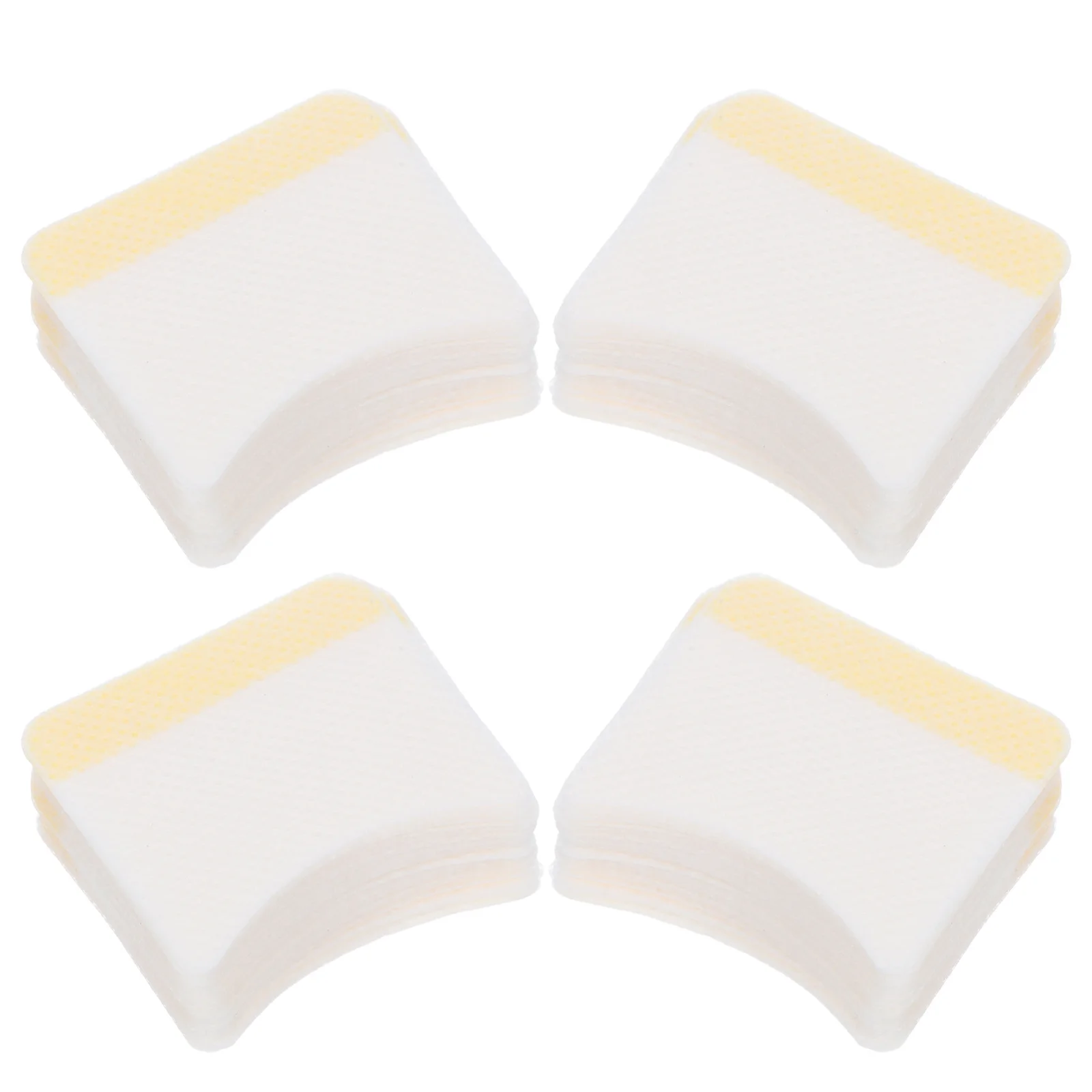 160 個の弧状メイク落としパッドまつげクリーム除去ツール化粧品クリーニングパッド女性のためのメイクアップアクセサリー顔