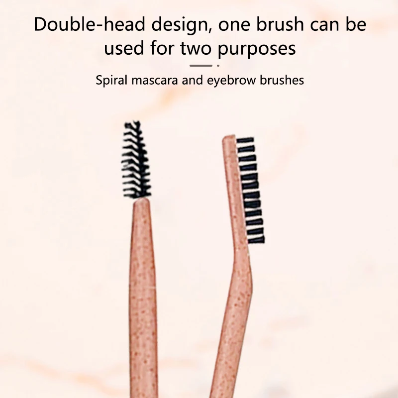 1Pcs Double Ended Eyebrow Comb Brush Beauty Makeup Brushes Eyelash Applicator Professional Make Up Tool