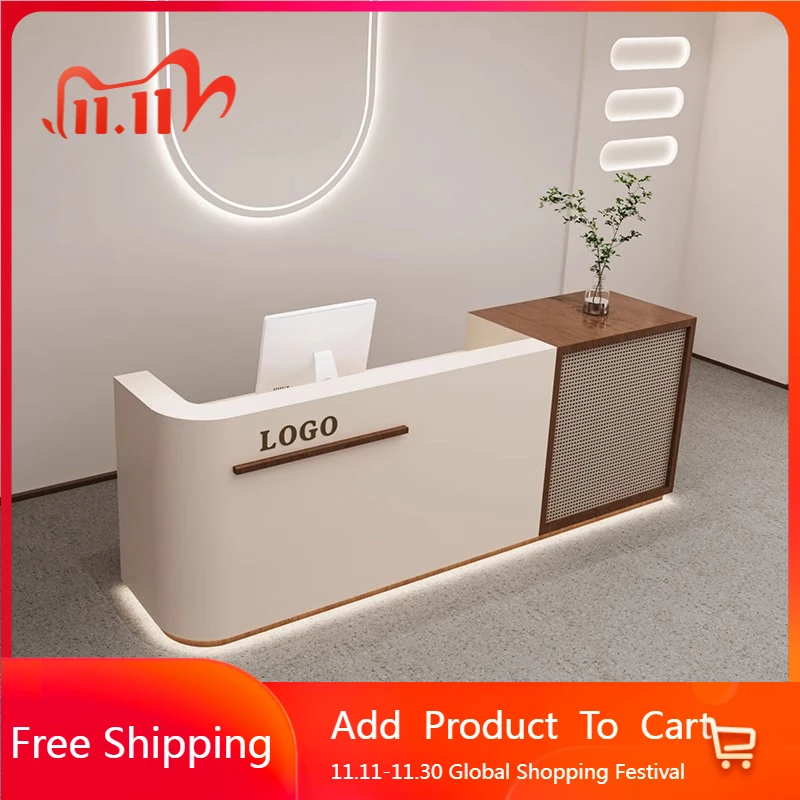 

Modern Luxury Reception Desks Industrial Hotel Unique Design Reception Desks Restaurant Organizers Mostrador Trendy Furniture