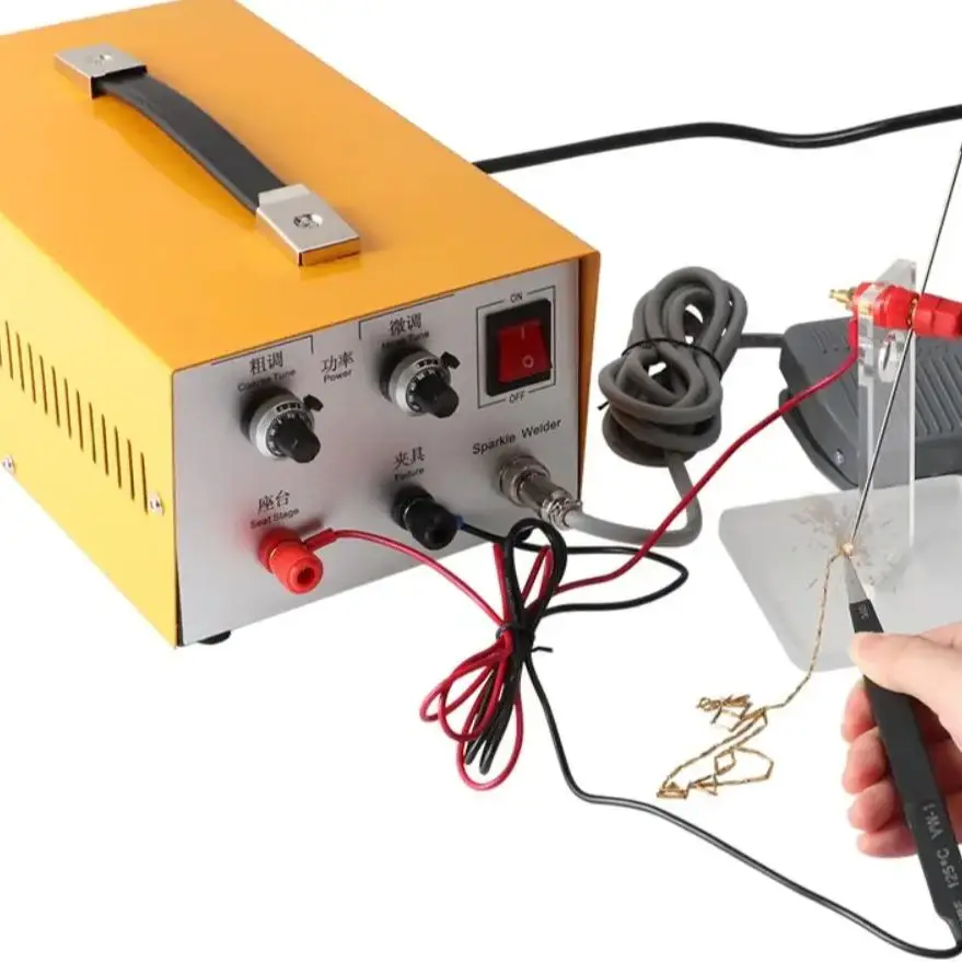 30A Handheld Laser Spot Welder 220V 400W 30A Laser Welding Machine for Platinum Silver Gold Steel Welding