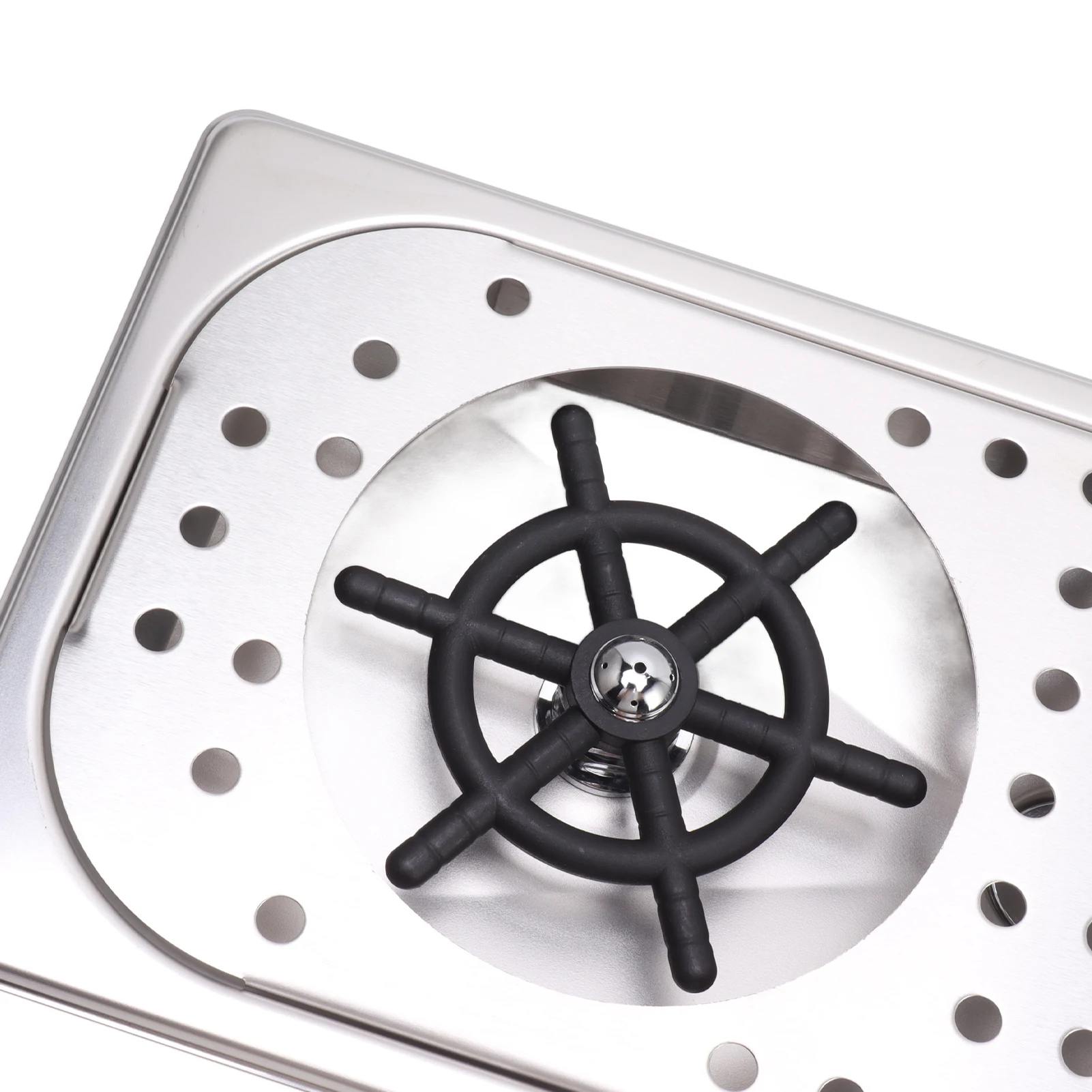 

Cup Cleaner Bottle Washer, Stainless Steel Drain Drip Tray Hose Washing Equipment Coffee Shop Bar Glass Sink Rinser