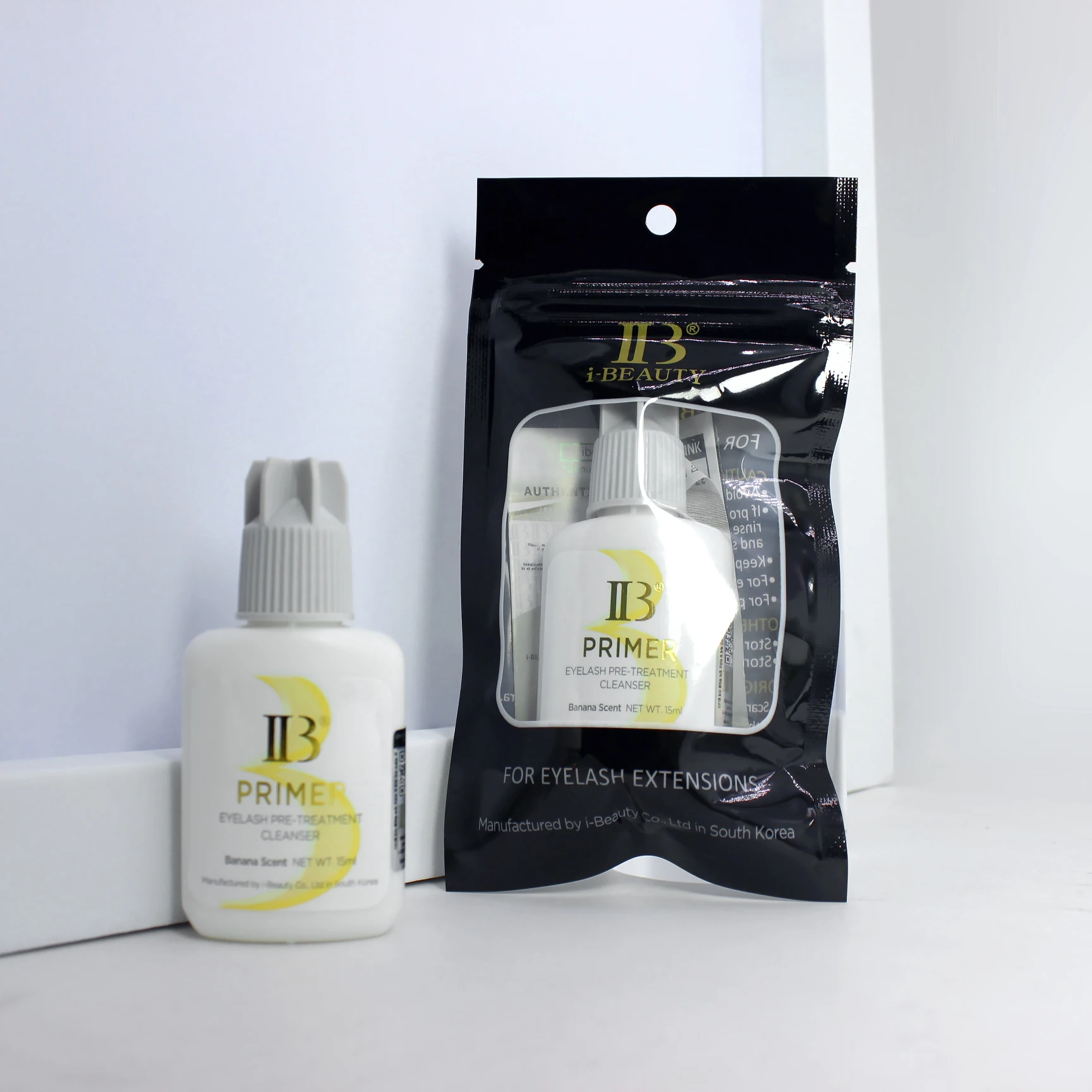 10 Bottles 15ml IBeauty Super Bonder Eyelash Extension Glue Fixing Banana Primer Clear False Lash Adhesive Suppliers