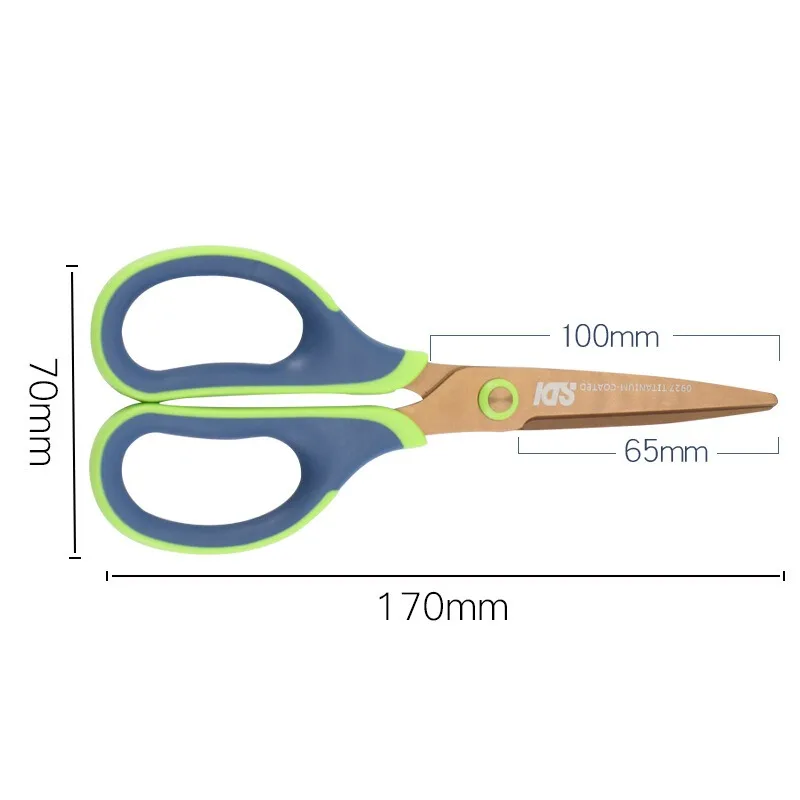 SDI Titanium Coated Metal Office Stationery Scissors High Hardness Non Adhesive Tape Art Paper Cutting School Household Scissors