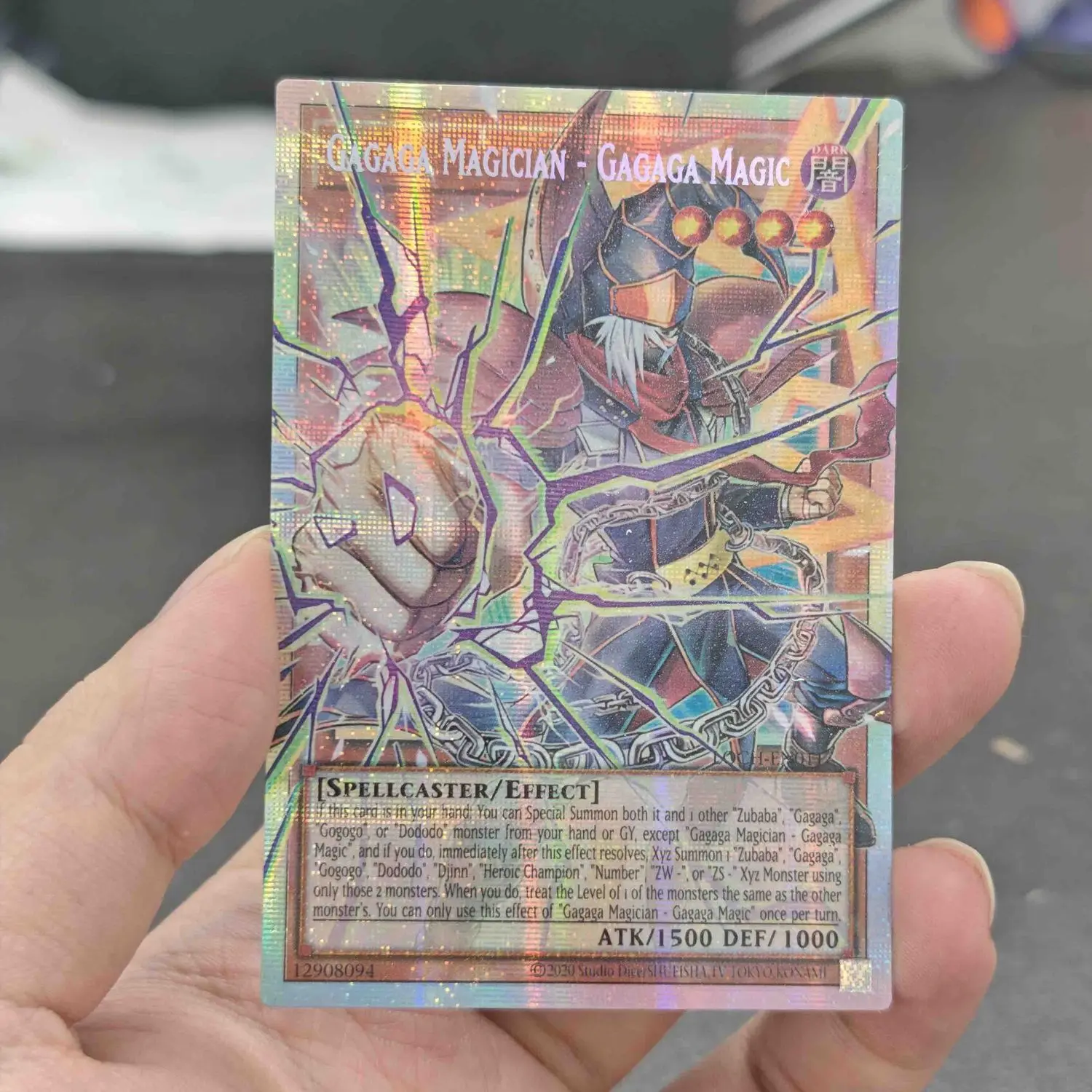 Yu-Gi-Oh! English Gagaga Magician-Gagaga Magic Diy GMR-OF Limited Edition Card LOCH PSER/N General Game Collection Card Gifts