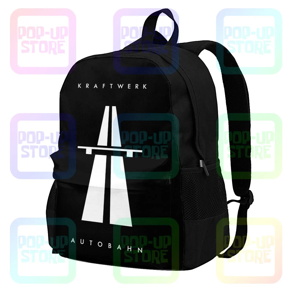 Autobahn Premium Kraftwerk Inspired Large Capacity Backpack Print Foldable 3d Printing School Sport Bag